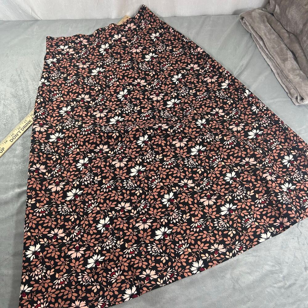 Lands' End Women's Long Floral Skirt size s
